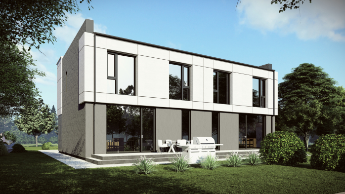 Проєкт будинку DBT 656 - Двоповерхові дома в Україні