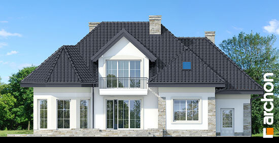 Проект дома Дом в гибискусе вер.2 - 6 С мансардным этажом дома в Украине