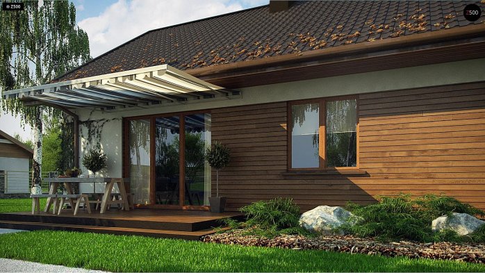 Проєкт будинку U369 D - Одноповерхові дома в Україні