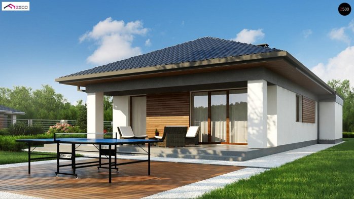 Проєкт будинку U363 - Одноповерхові дома в Україні