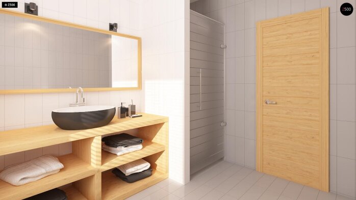 Проект дома U10 stu bk - 19 С мансардным этажом дома в Украине