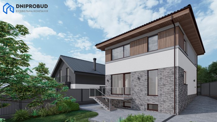 Проєкт будинку Db 24 - Двоповерхові дома в Україні