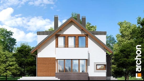 Проект дома Дом в кардамоне 2 вер.2 - 5 С мансардным этажом дома в Украине