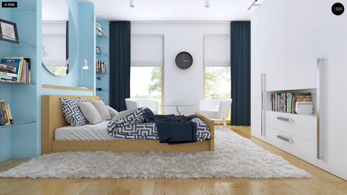 Проект дома Ux35 - 14 Одноэтажные дома в Украине