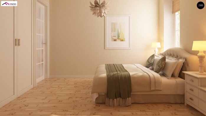 Проєкт будинку U71 - З мансардним поверхом дома в Україні