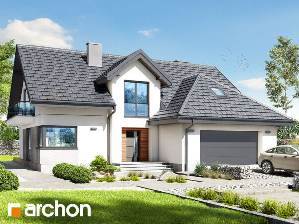 Проект дома Дом в кортландах 4 (Г2) - 1 С мансардным этажом дома в Украине