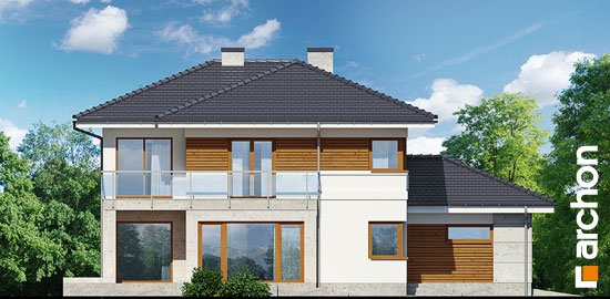 Проєкт будинку Вілла Еліза - Двоповерхові дома в Україні