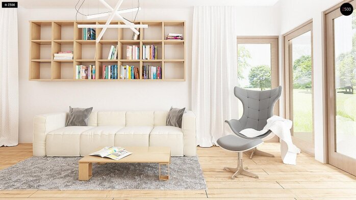 Проєкт будинку U96 tz - Одноповерхові дома в Україні