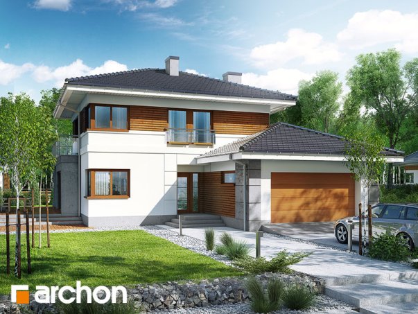 Проєкт будинку Вілла Еліза - Двоповерхові дома в Україні