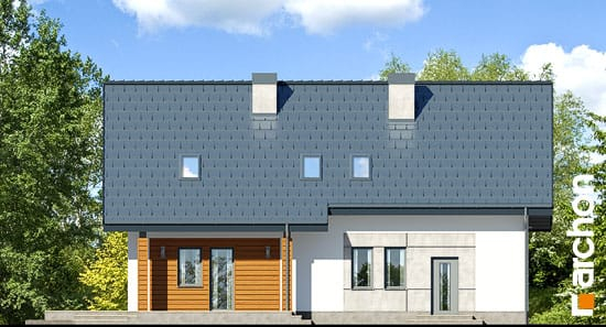 Проєкт будинку Будинок в яблонках 3 (Г2) - З мансардним поверхом дома в Україні