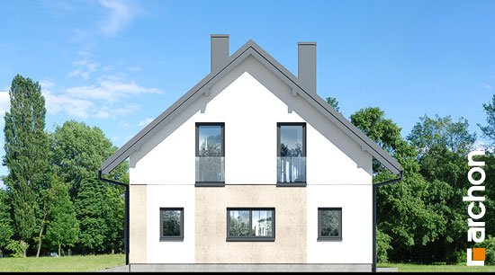 Проект дома Дом в изопируме 8 - 4 С мансардным этажом дома в Украине