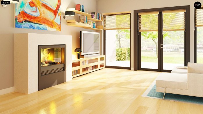 Проект дома U24 GL - 3 Одноэтажные дома в Украине