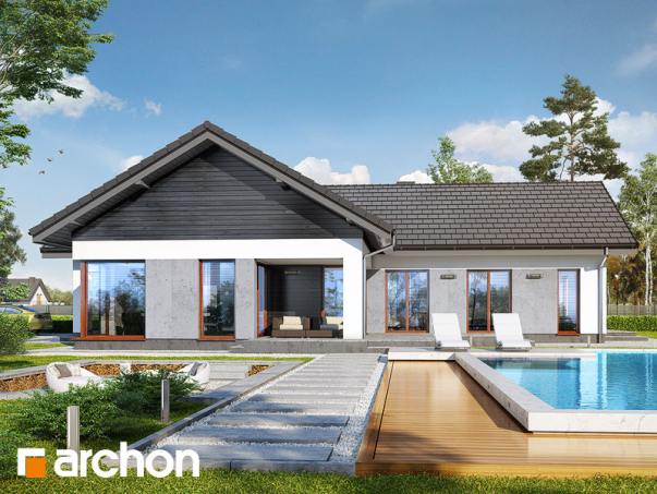 Проект дома Дом в видличках - 2 Одноэтажные дома в Украине