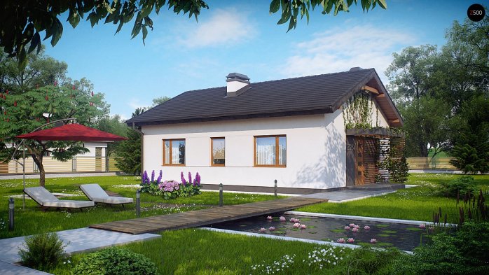 Проєкт будинку U254 - Одноповерхові дома в Україні