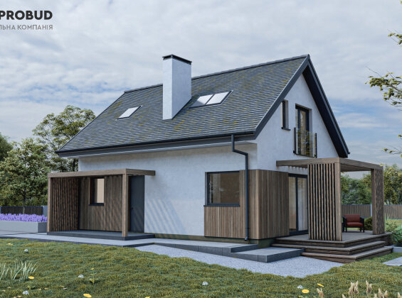 Проект будинку з мансардою DB 31