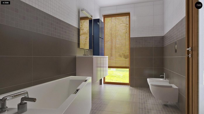 Проєкт будинку Ux106 - Одноповерхові дома в Україні