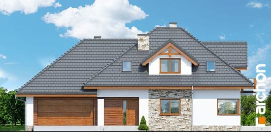 Проект дома Дом в каннах  - 3 С мансардным этажом дома в Украине