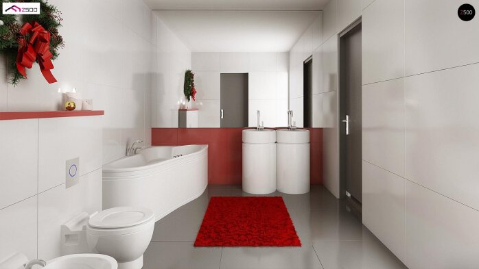 Проєкт будинку Ux96 - Одноповерхові дома в Україні