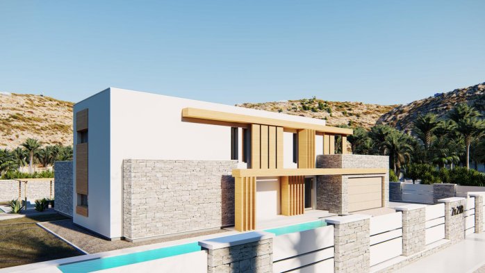 Проект дома Ux218 v1 - 7 Двухэтажные дома в Украине