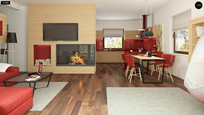 Проект дома U176 - 11 Одноэтажные дома в Украине