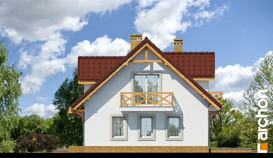 Проект дома Дом в землянике 4 вер.2 - 4 С мансардным этажом дома в Украине