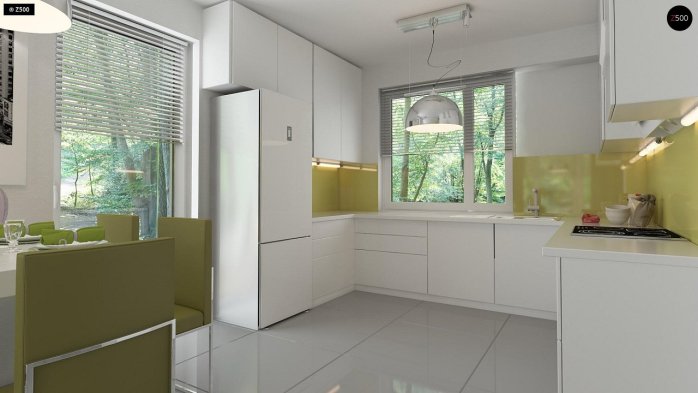 Проєкт будинку U269 - З мансардним поверхом дома в Україні