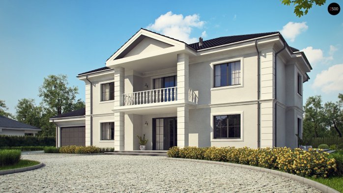 Проєкт будинку Ux113 - Двоповерхові дома в Україні