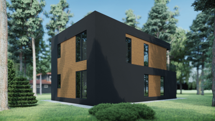 Проект дома DBT 210 - 4 Двухэтажные дома в Украине