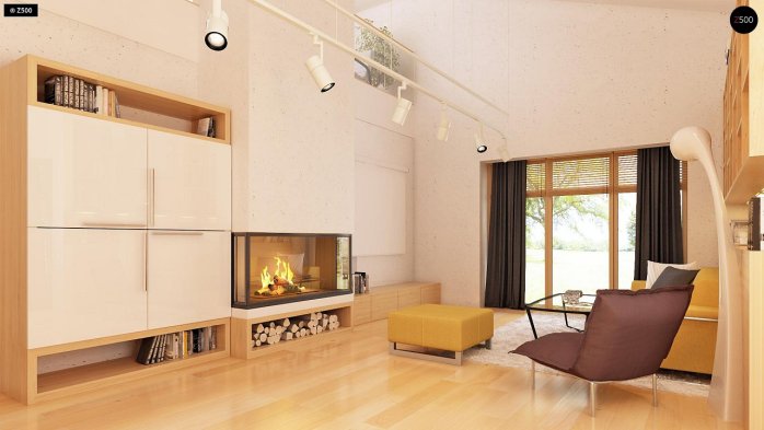 Проект дома U200 k - 10 Одноэтажные дома в Украине