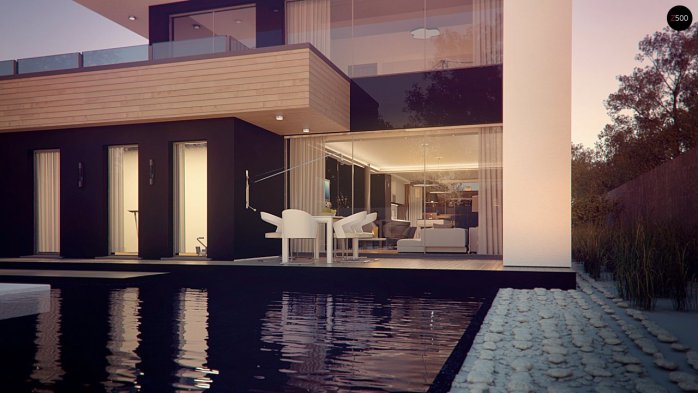 Проєкт будинку Ux123 - Двоповерхові дома в Україні