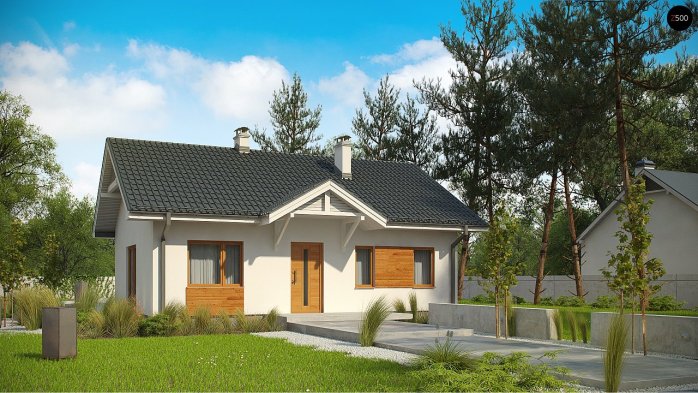 Проект дома U308 - 1 Одноэтажные дома в Украине