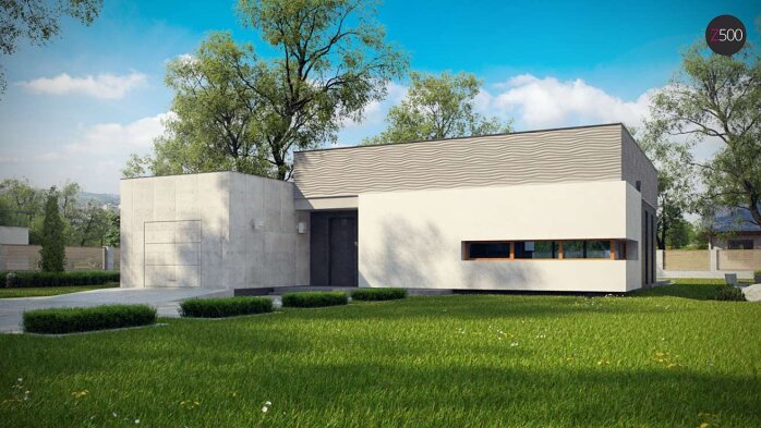 Проєкт будинку Ux56 - Одноповерхові дома в Україні