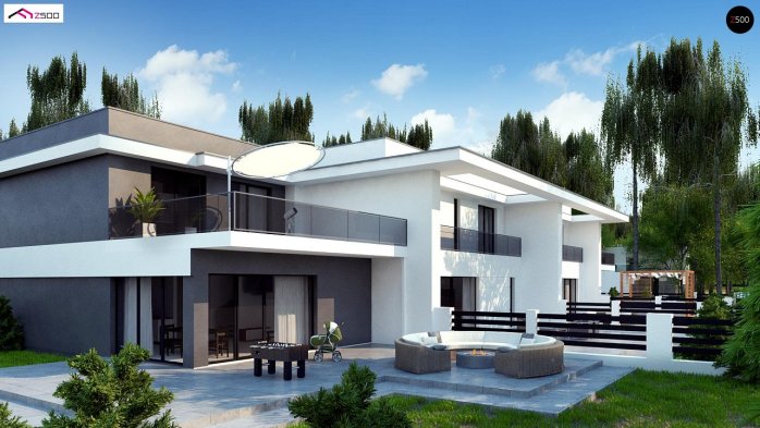 Проект дома Ub27 - 6 Двухэтажные дома в Украине