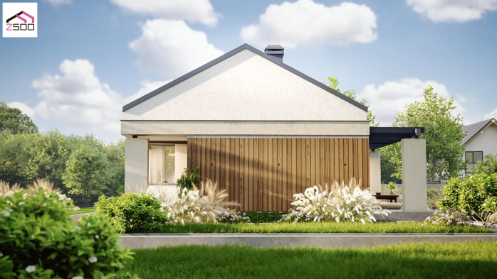 Проект дома U508 - 4 Одноэтажные дома в Украине