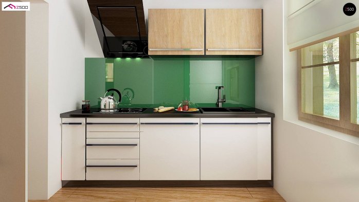 Проект дома U30 - 3 С мансардным этажом дома в Украине