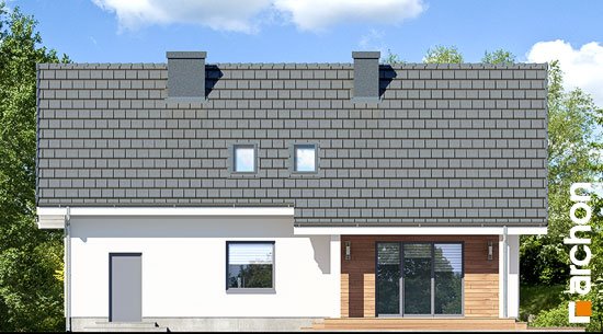 Проект дома Дом в хризантемах (А) - 6 С мансардным этажом дома в Украине