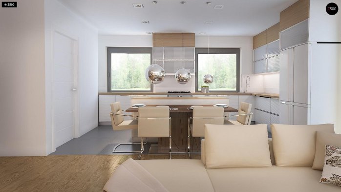 Проєкт будинку U301 - Одноповерхові дома в Україні