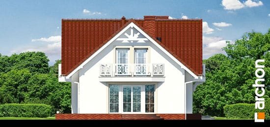 Проект дома Дом в кизиле вер.2 - 5 С мансардным этажом дома в Украине