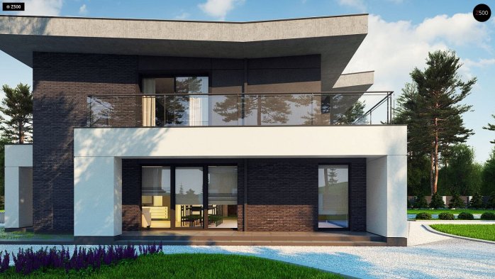 Проєкт будинку Ux139 - Двоповерхові дома в Україні