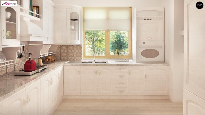 Проект дома U2 L + w - 7 Одноэтажные дома в Украине