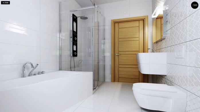 Проект дома Ux105 - 16 Одноэтажные дома в Украине