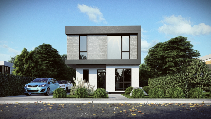 Проєкт будинку DBT 647 - Двоповерхові дома в Україні