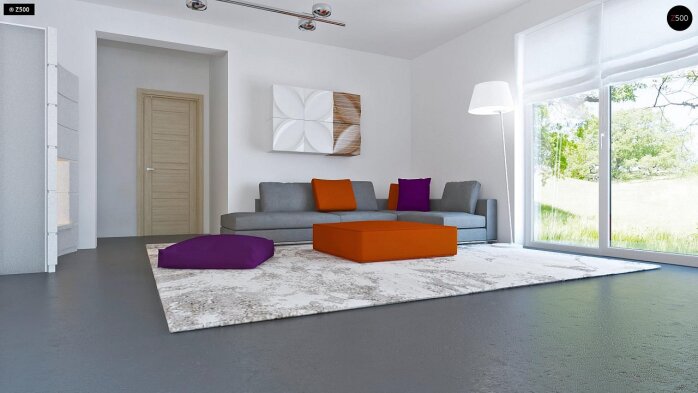 Проєкт будинку U204 bg - Одноповерхові дома в Україні