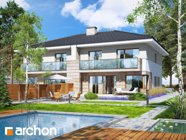 Проект дома Вилла Юлия 4 - 2 Двухэтажные дома в Украине