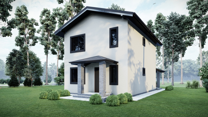 Проект дома DBT 549 - 1 Двухэтажные дома в Украине