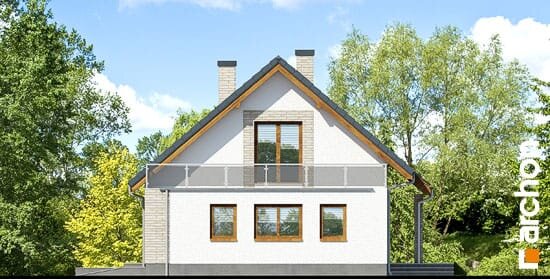Проект дома Дом в гейджее (Г2А) - 4 С мансардным этажом дома в Украине