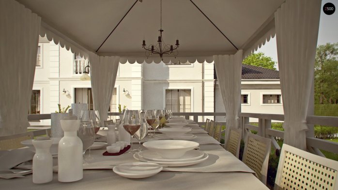 Проєкт будинку Ux113 - Двоповерхові дома в Україні