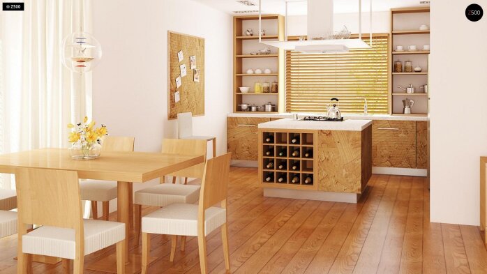 Проект дома U10 stu bk - 8 С мансардным этажом дома в Украине