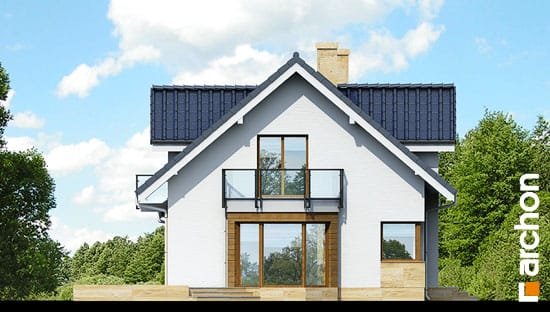 Проект дома Дом в рододендронах 6 (A) вер.2 - 5 С мансардным этажом дома в Украине