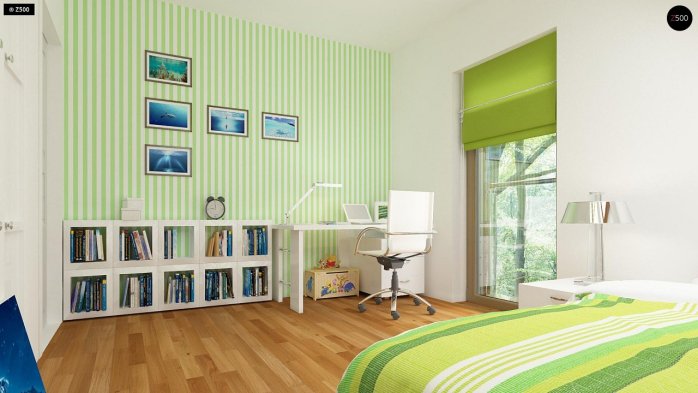 Проєкт будинку U269 - З мансардним поверхом дома в Україні